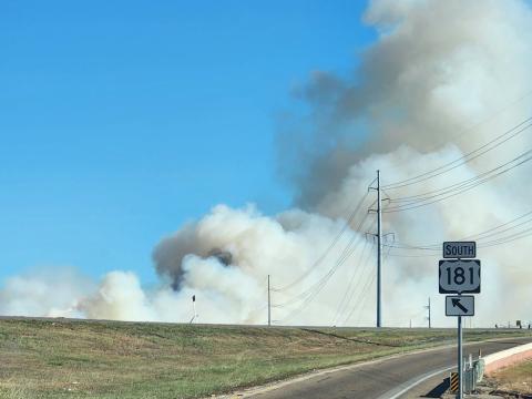 The Mill Fire damaged more than two dozen homes in Gregory on Oct. 29.. 